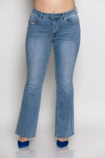 Παντελόνι jean gina push up Καμπάνα