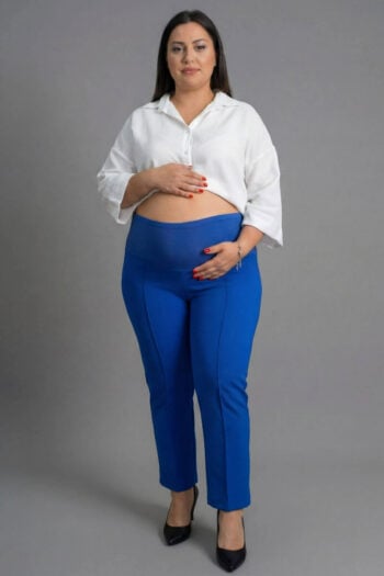Παντελόνι maternity slim fit Ελαστικό Χοντρό Ύφασμα