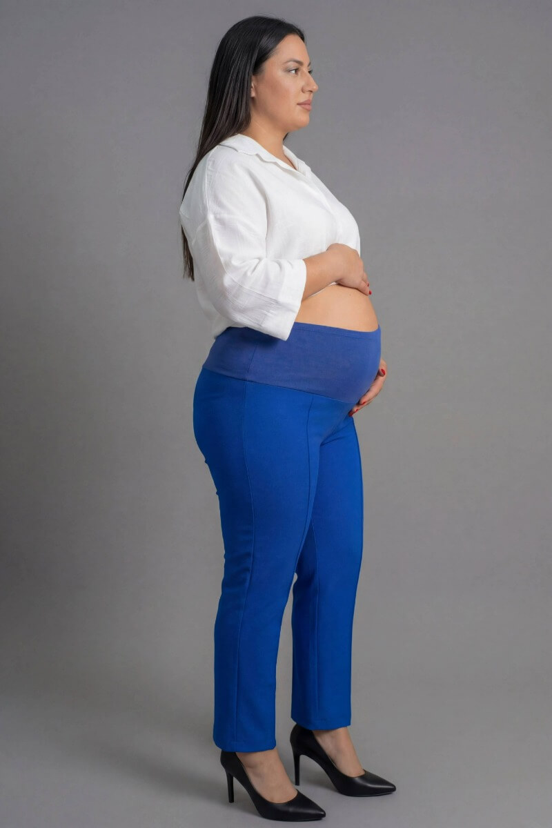 Παντελόνι maternity slim fit Ελαστικό Χοντρό Ύφασμα
