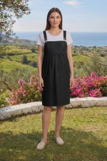 Φόρεμα Με Τιράντες maternity jean Χονδρό