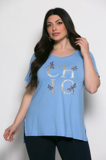 mπλούζα chic t shirt strass