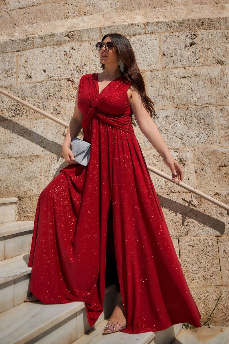 Φόρεμα glorious Αμάνικο glitter