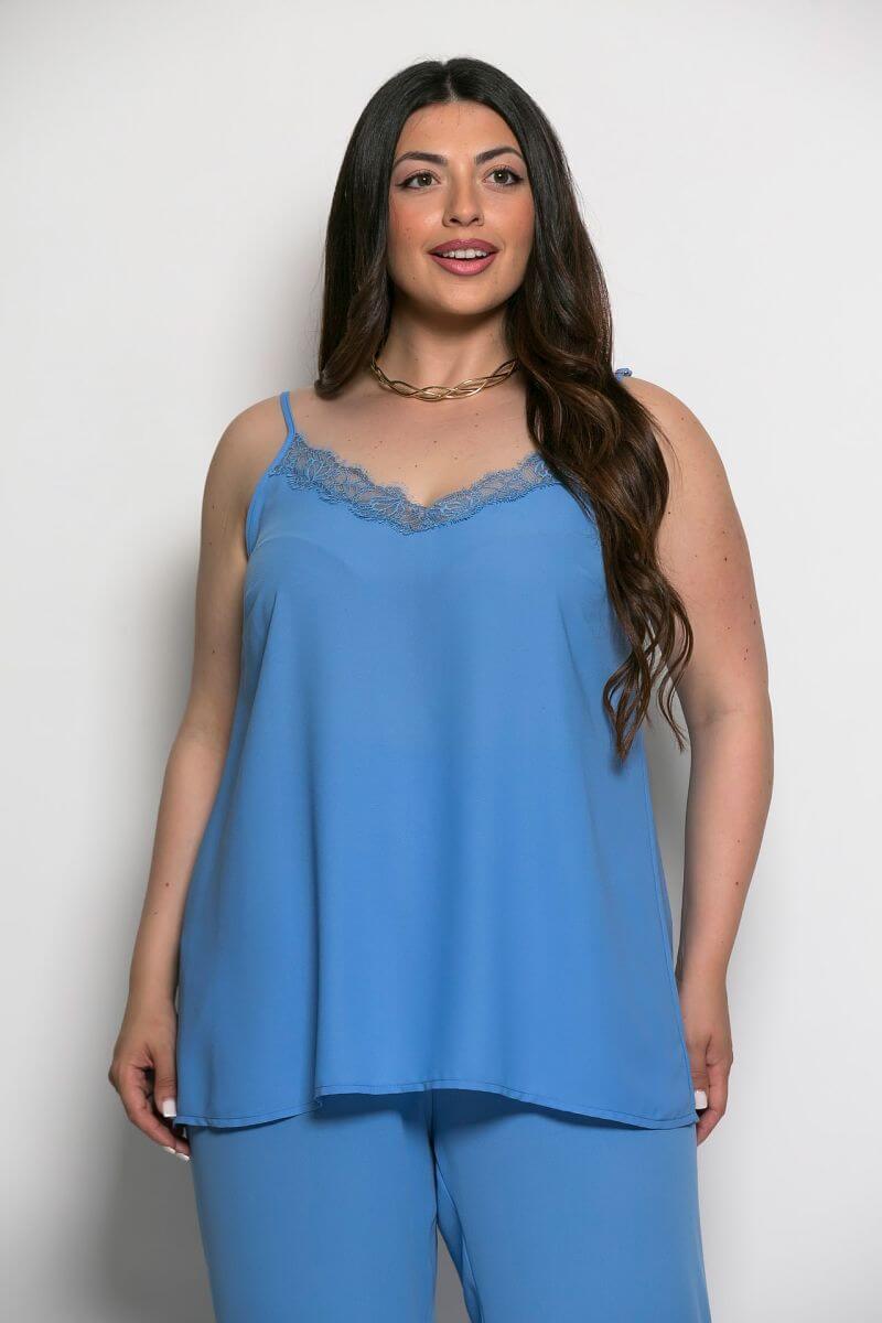 Μπλούζα lingerie Με Δαντέλα