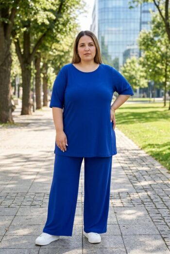 Μπλούζα super plus size round neck very elastic