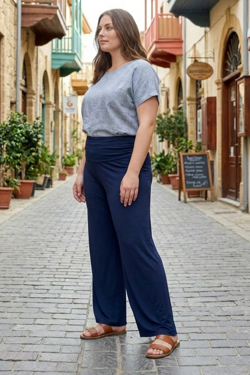Παντελόνα Σε viscose Ύφασμα