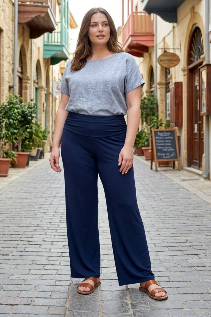 Παντελόνα Σε viscose Ύφασμα
