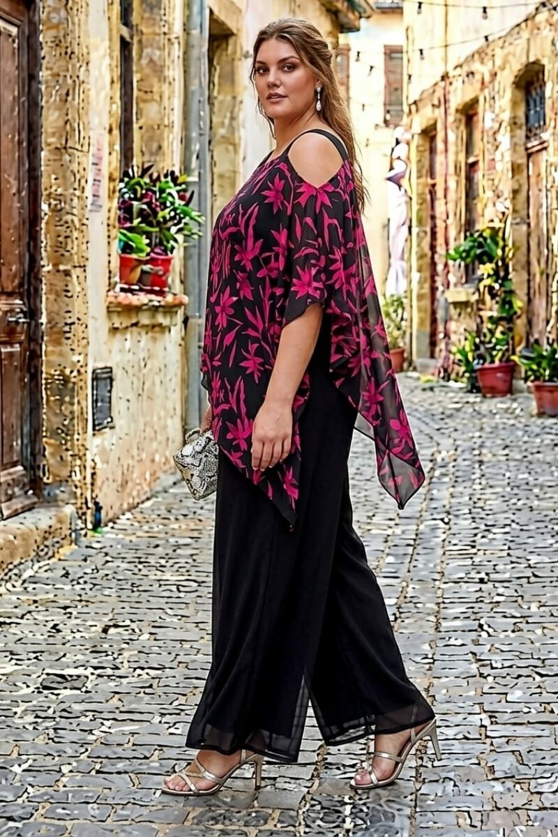 Μπλούζα Με Μία Τιράντα floral