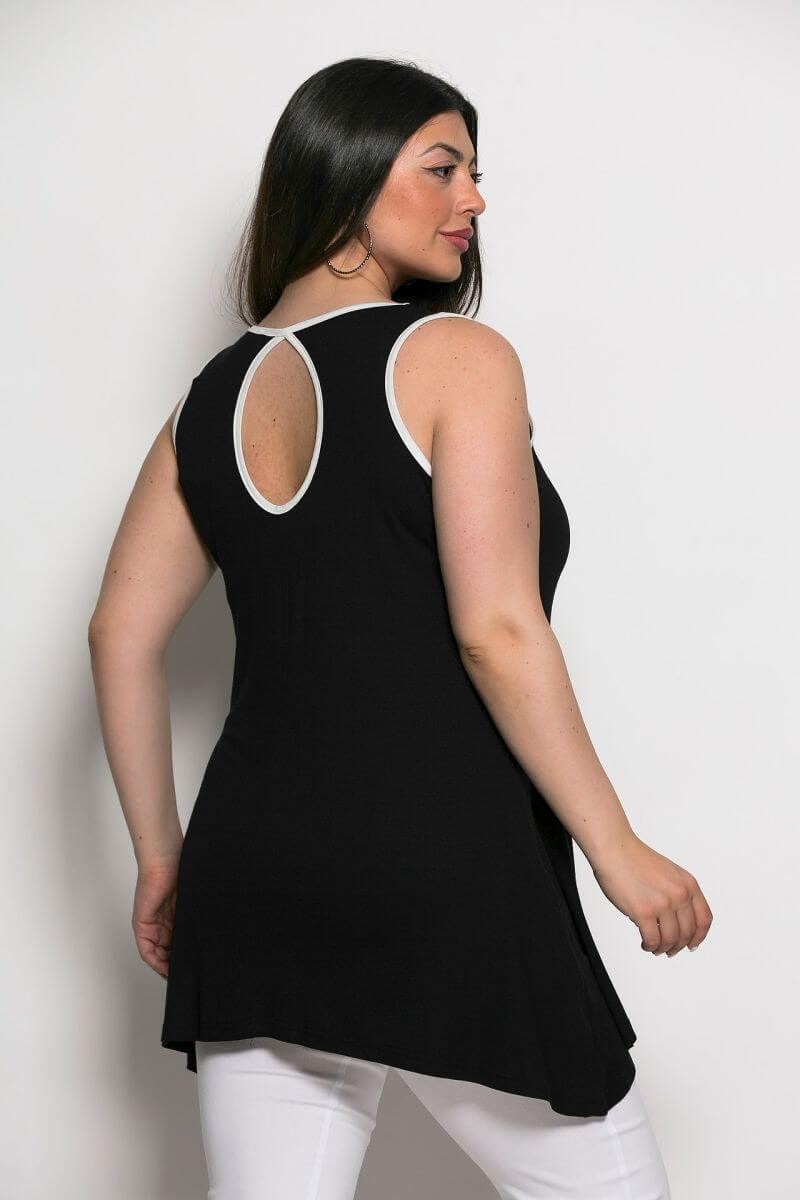 Μπλούζα viscose Ελαστικό Αμάνικο