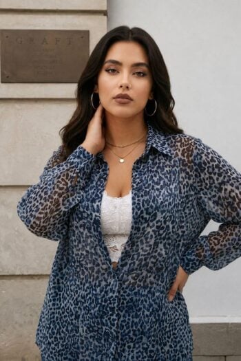 Πουκάμισο oversize Με Τσέπη