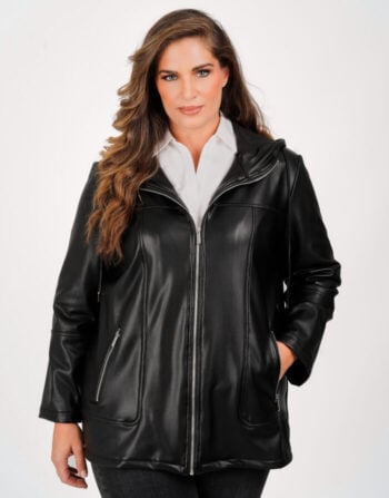 Μπουφάν eco leather
